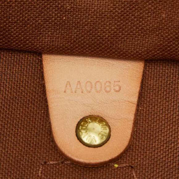 Louis Vuitton Monogram Speedy 35 Handbag/Boston Bag M41107 Brown Leather Wome... - Picture 11 of 12